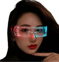 Led Glasses 7 Colors 5 Modes, Rectangular, Retro, Multicolour 7 Col...