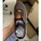 Brown Mesh Casual
