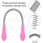 Facial Hair Spring Remover Stick Removal Threading Beauty Tool Epil...