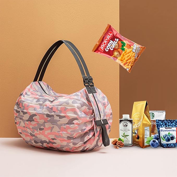 Foldable Shopping Bag Portable Large Capacity Reusable Grocery Bag ...