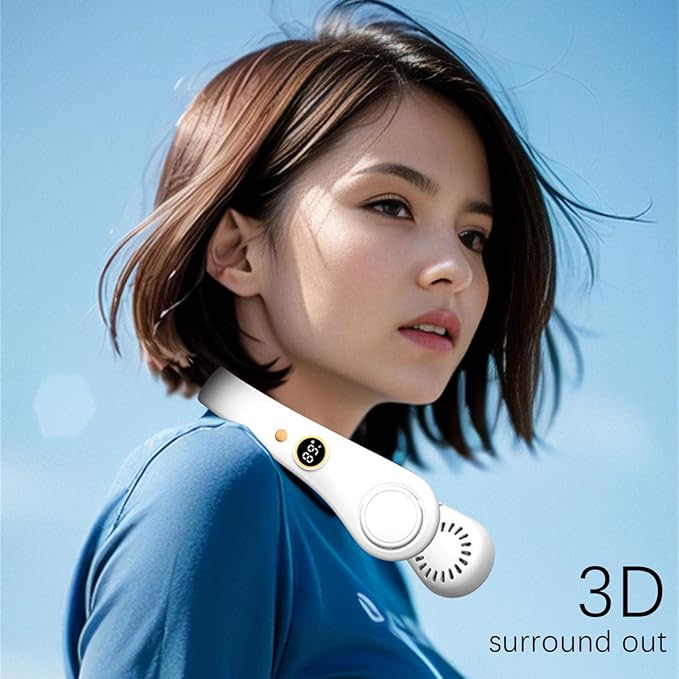 Neckband Portable Air Conditioning Neck Cooler Cooling Ventilator S...