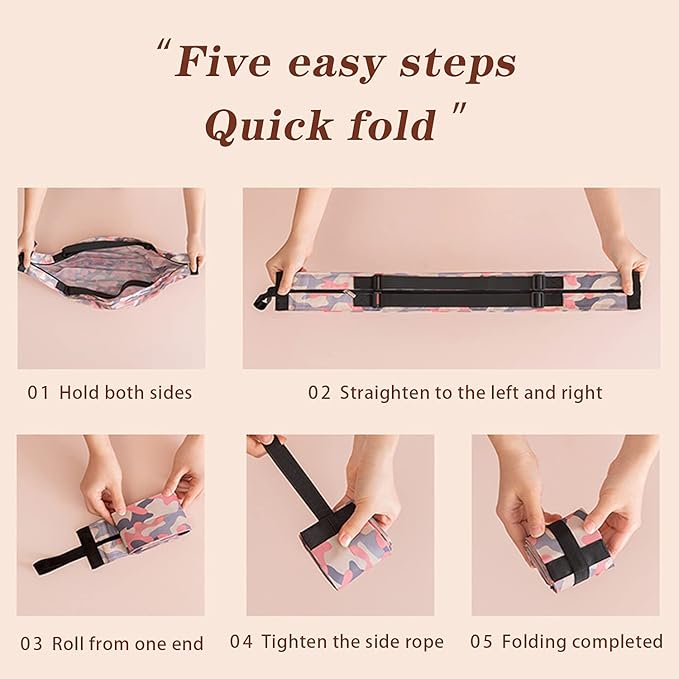 Foldable Shopping Bag Portable Large Capacity Reusable Grocery Bag ...