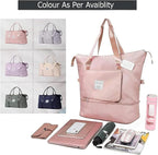 Expandable Folding Travel Bag For Women, Luggage Bag For Travel Mul...