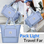 Expandable Folding Travel Bag For Women, Luggage Bag For Travel Mul...