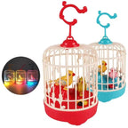 Lovely Talking Bird Cage For Kids With Light And Music Voice Contro...