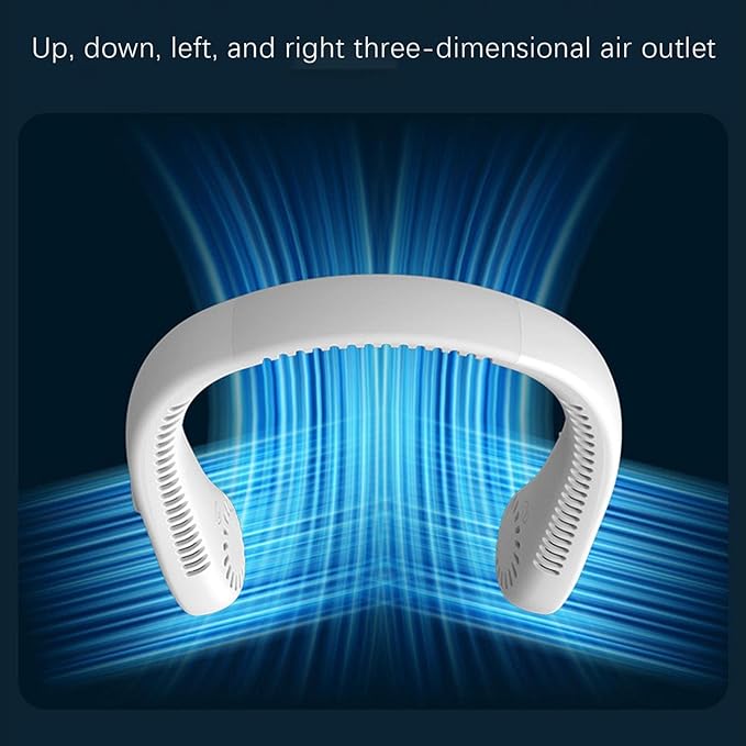 Neckband Portable Air Conditioning Neck Cooler Cooling Ventilator S...