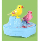 Lovely Talking Bird Cage For Kids With Light And Music Voice Contro...