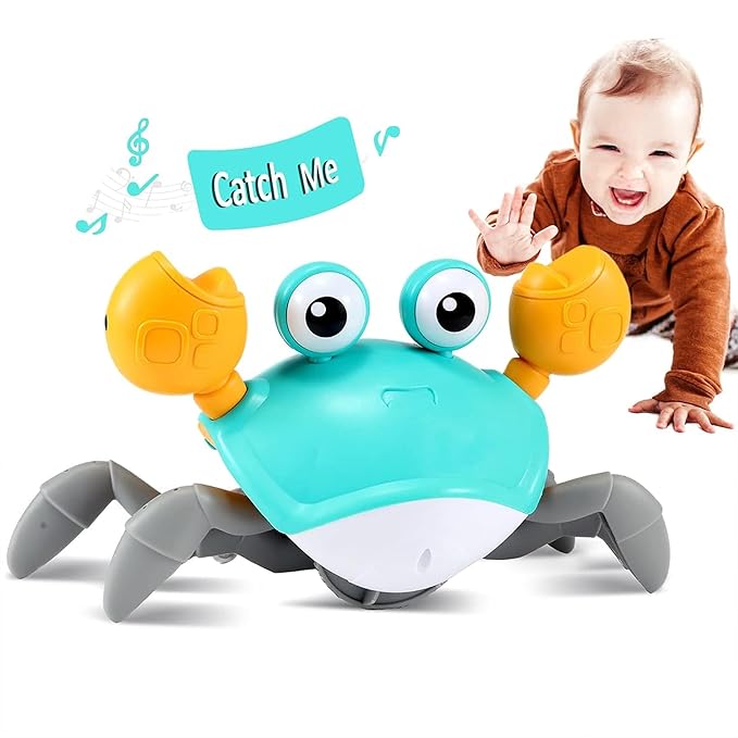 Crawling Crab Baby Musical Kids Toy With Led Lights And Rechargeabl...