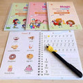 Magic Practice Copybook - 4 Books 10 Refills For Kids Handwriting