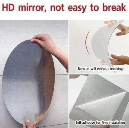 Combo Of Oval Shape Square Shape Mirror Pack Of 1