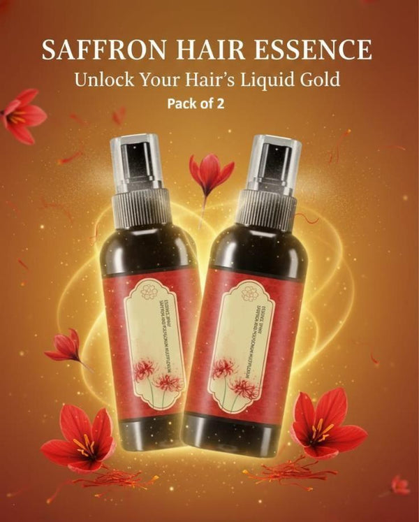 Saffron Essence Hair Spray - Pack Of 2 100 Ml Each Bottle