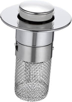 Stainless Steel Sink Hair Filter - Removable Drain Stopper Plug