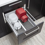 Dish Drying Rack Drain Shelf - Kitchen Drawer Organizer