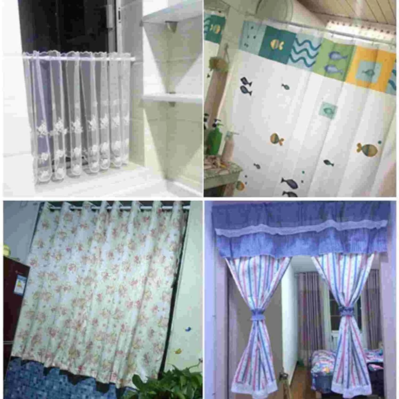 Drill-free Multifunctional Adjustable Rod - No-drill Curtain Storag...