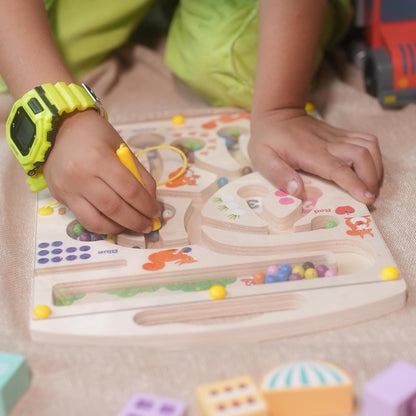 Magnetic Color and Number Maze
