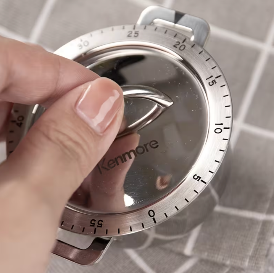 Stainless Steel Mechanical Kitchen Timer