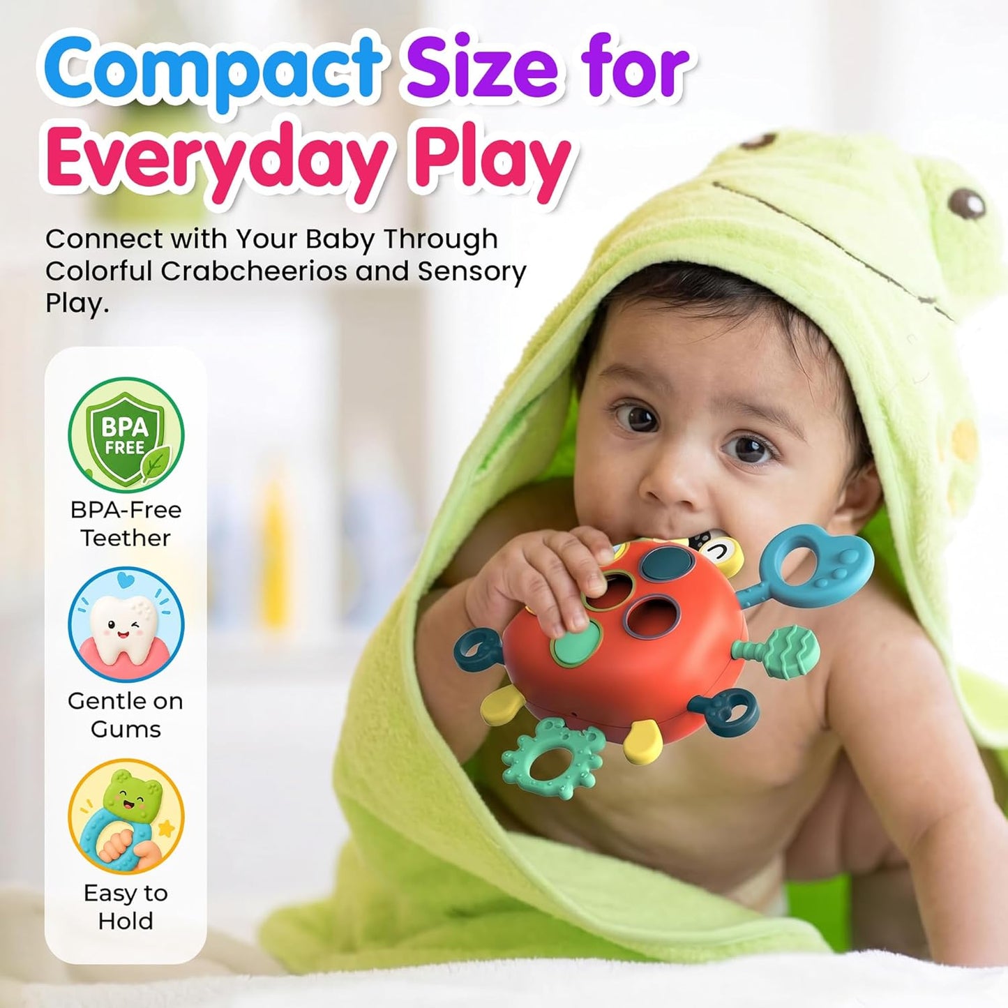 Crab Shaped Pull String Toy