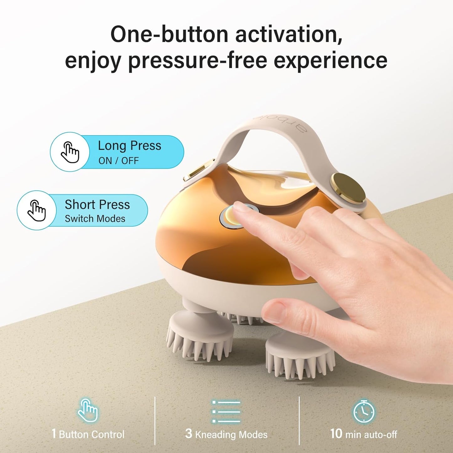 Electric Vibrating Head Massage Device
