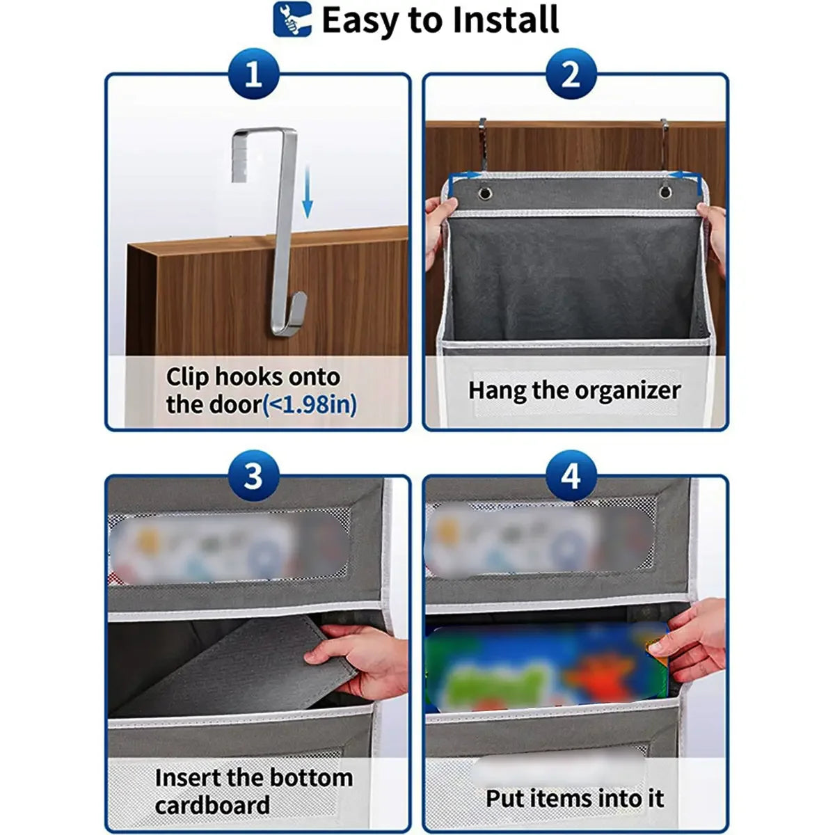 5 layer Door Hanging Foldable Storage Organizer