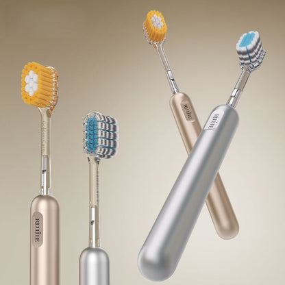 Toothbrush With Replaceable Brush Heads (Pack Of 2)