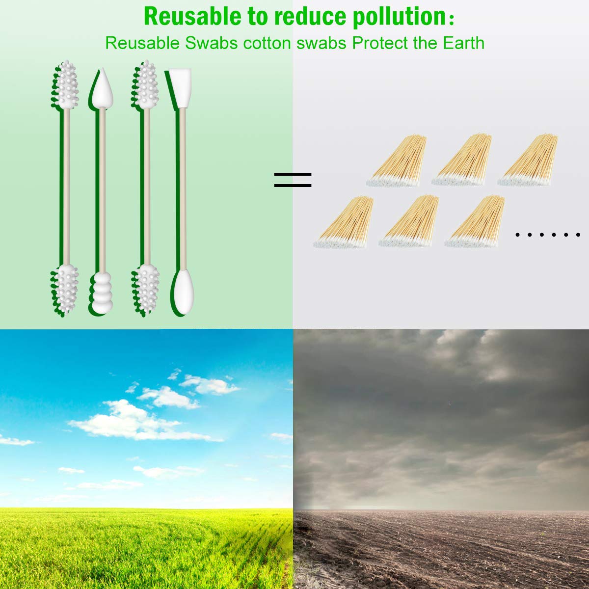 New Washable Reusable Earbuds With Dust Proof Case