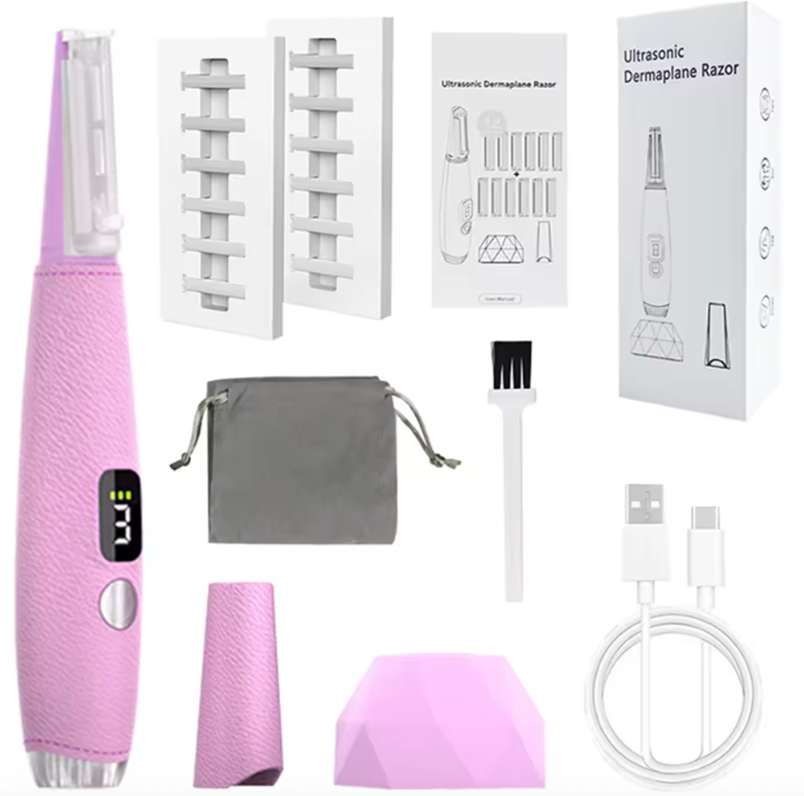 Portable Dermaplane Razor