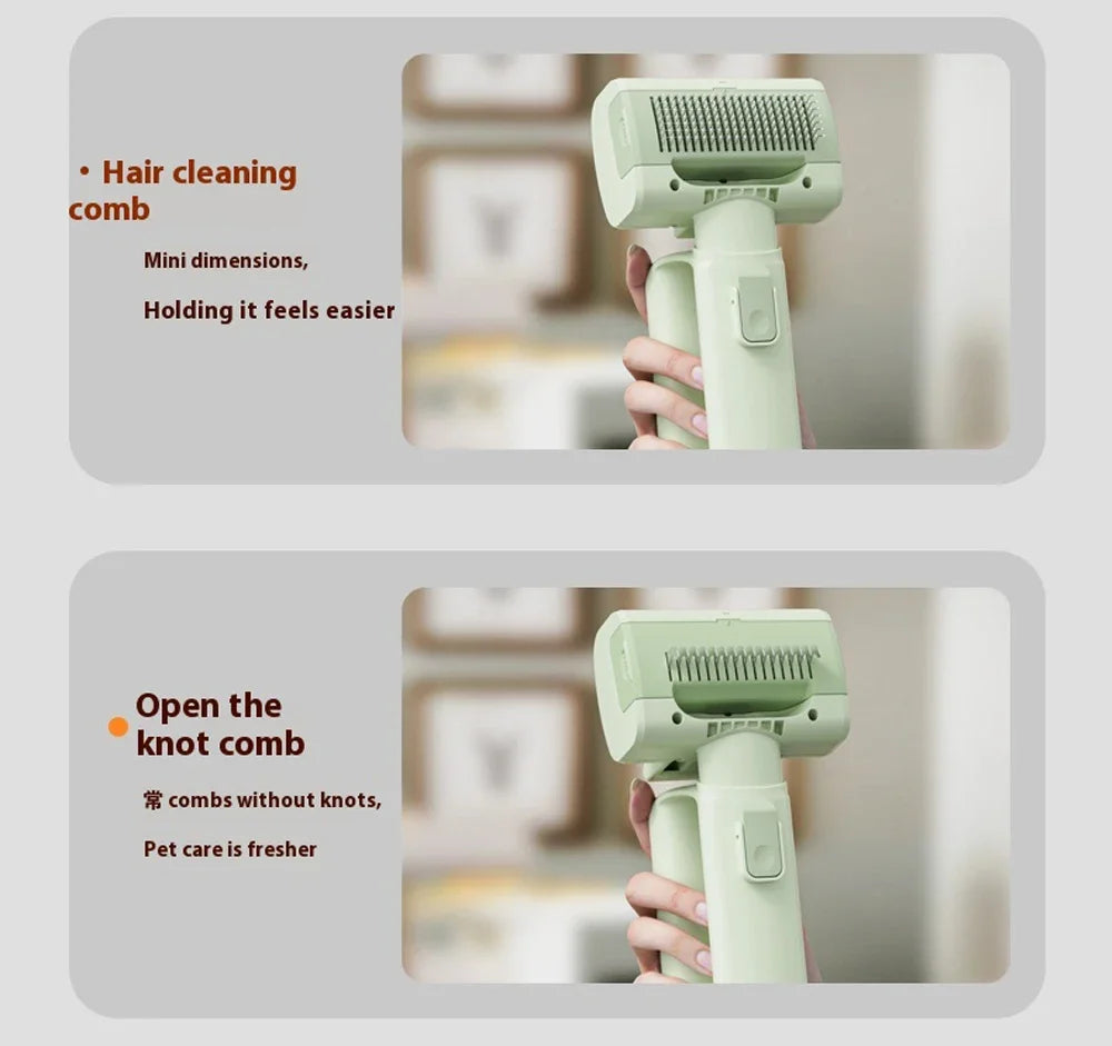 5-in-1 Cordless Pet Grooming Vacuum Brush