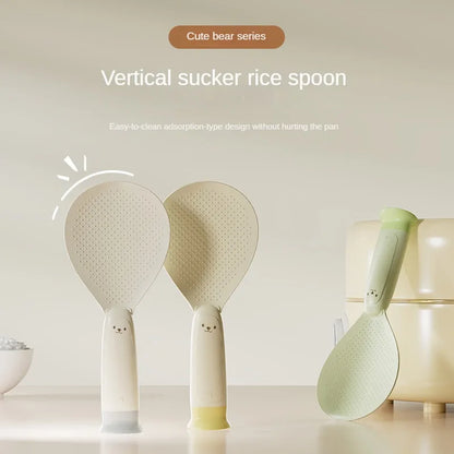 Strong Base Suction Rice Spoon