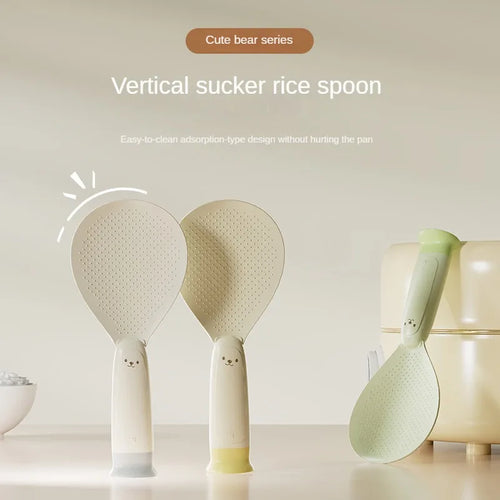 Strong Base Suction Rice Spoon