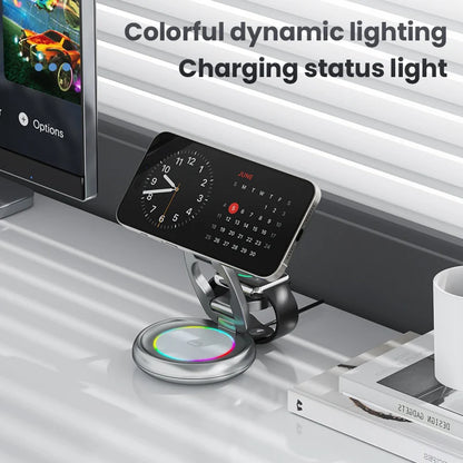 3 In 1 Magnetic & Foldable Wireless Charger