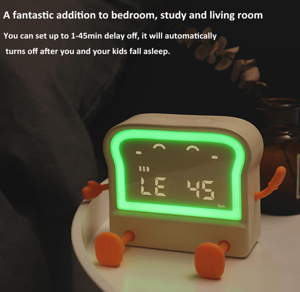 Toaster Cartoon Alarm Clock