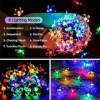 Silicone Flower String Lights - 14 LED 3 Meter Waterproof Fairy Lights