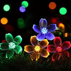 Silicone Flower String Lights - 14 LED 3 Meter Waterproof Fairy Lights
