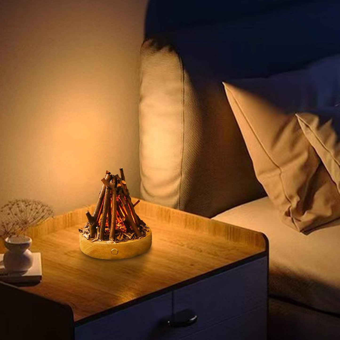 Little Campfire Night Table Lamp