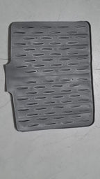 Silicone Dish Drying Mat for Kitchen - Anti-Slip Quick-Drying with Water Droplet Design