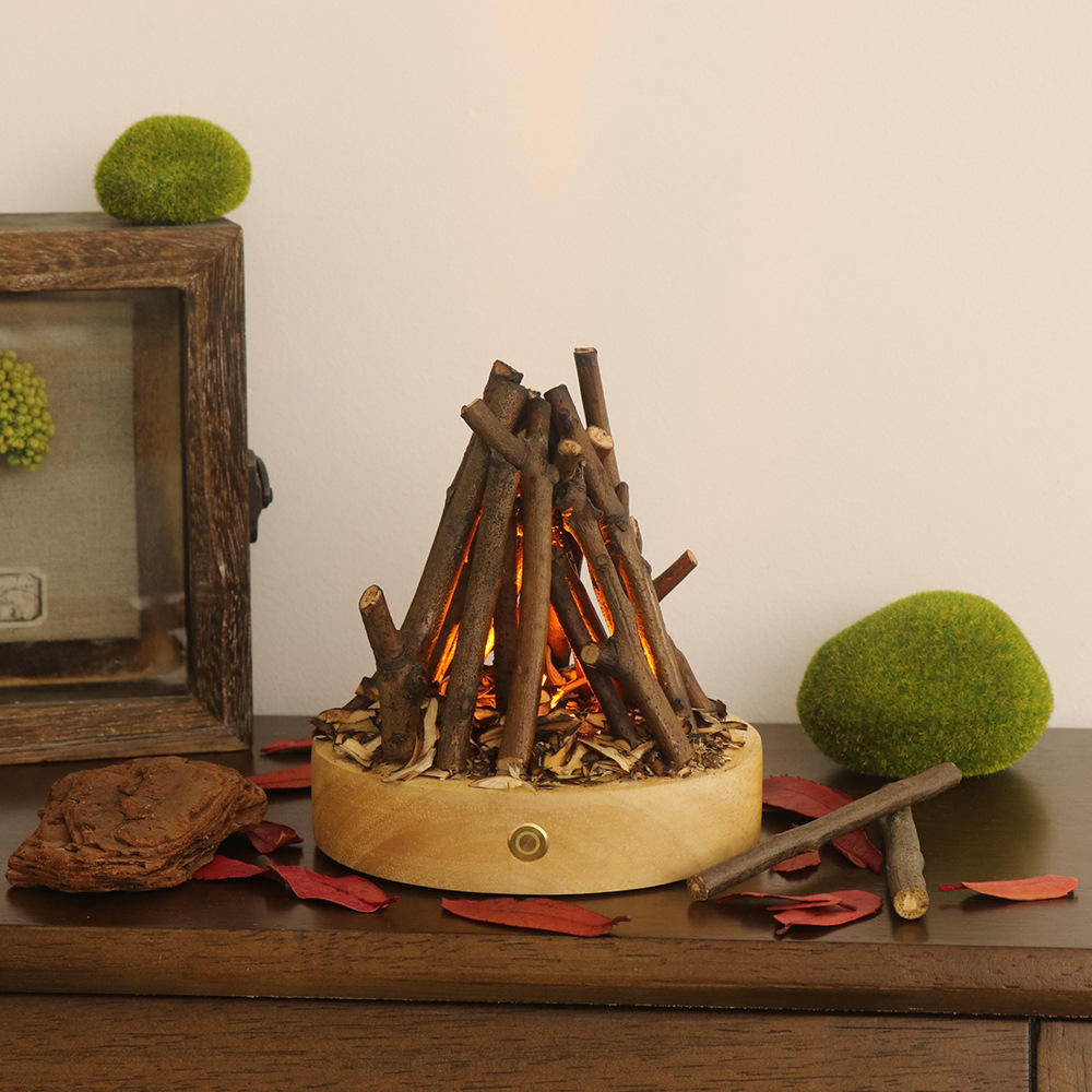 Little Campfire Night Table Lamp