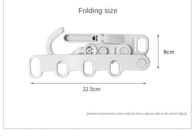 Five-Hole Cloths Drying Rack - Portable for Travel, Hotel & Home Use