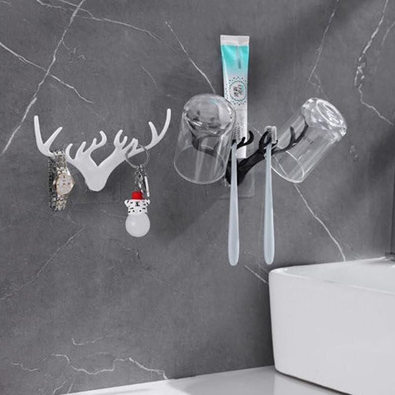 Deer Horns Antler Shaped Storage Hook Wall - Decorative Clothes Hanger