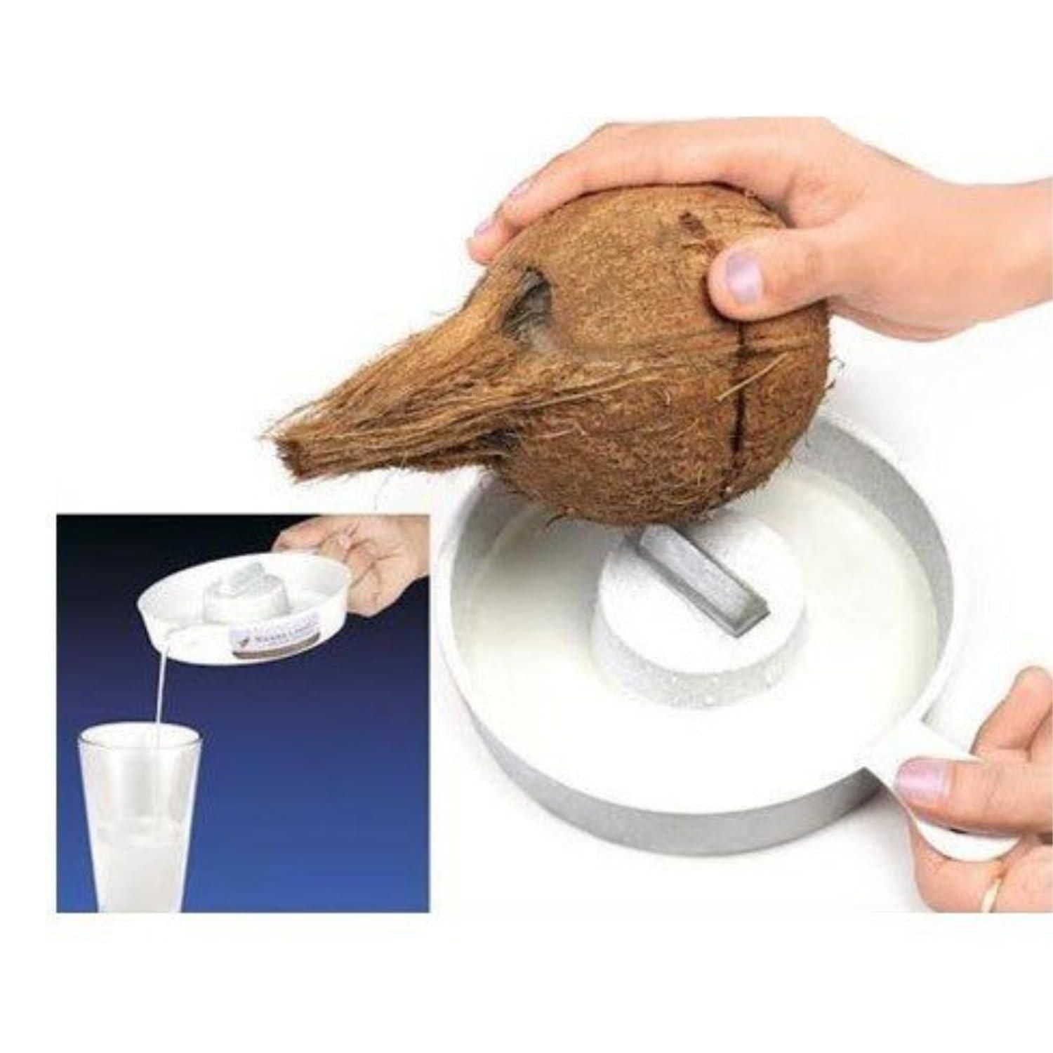 Manual Coconut Opening Tool - Easy & Safe Coconut Cracker