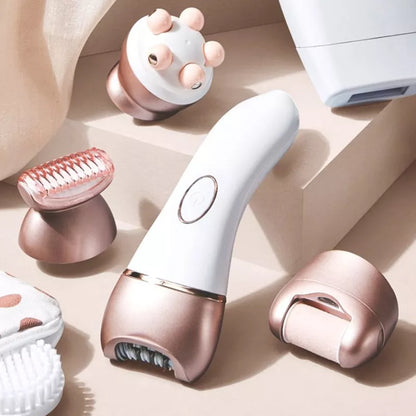 5 in 1 Women Electric Epilator Cordless Hair Removal