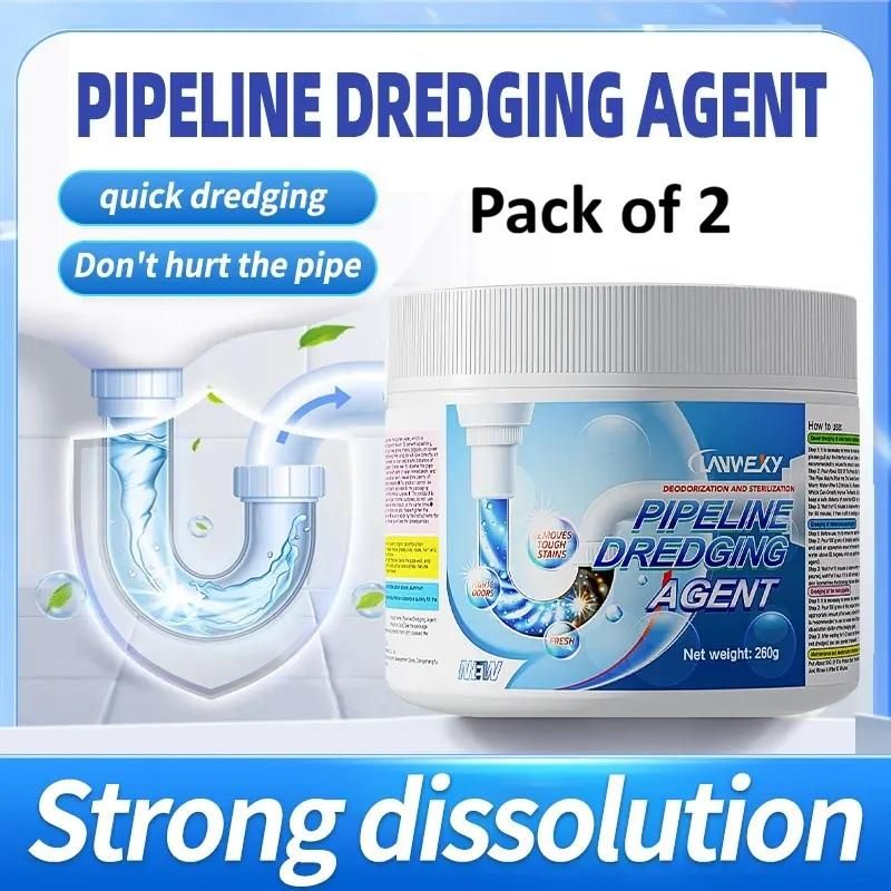 Powerful Drain Cleaner - Unclogs Pipes Instantly 260gm