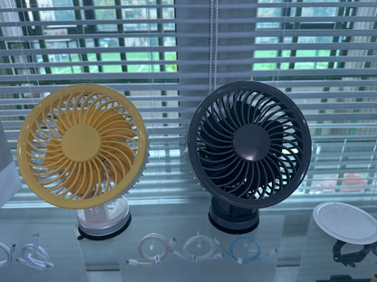 360 Degree Adjustable Head Suction Cup Fan