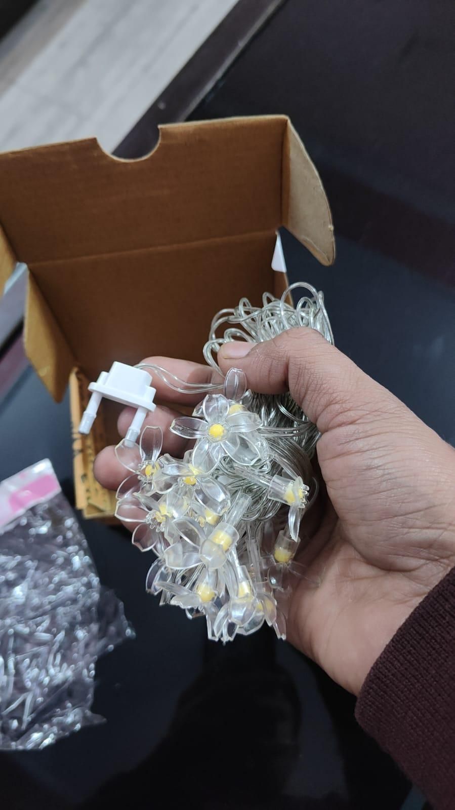 Silicone Flower String Lights - 14 LED 3 Meter Waterproof Fairy Lights