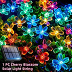 Silicone Flower String Lights - 14 LED 3 Meter Waterproof Fairy Lights