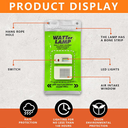 Salt Water LED Emergency Night Light