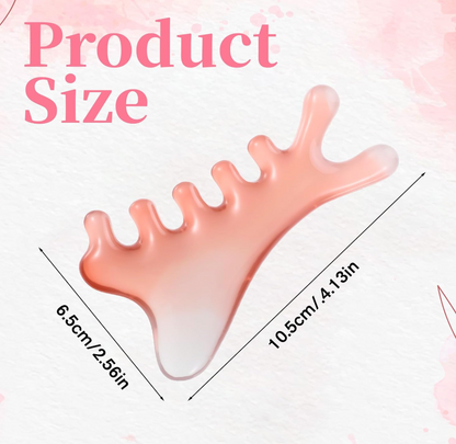 4 in 1 Resin Guasha Comb Massager