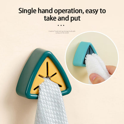 Punch Free Towel Plug Holder Clip