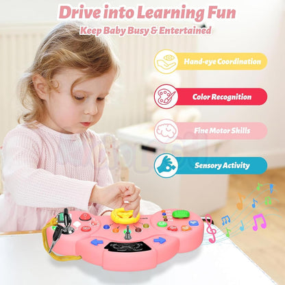 Busy Board Switch LED Light Game For Kids