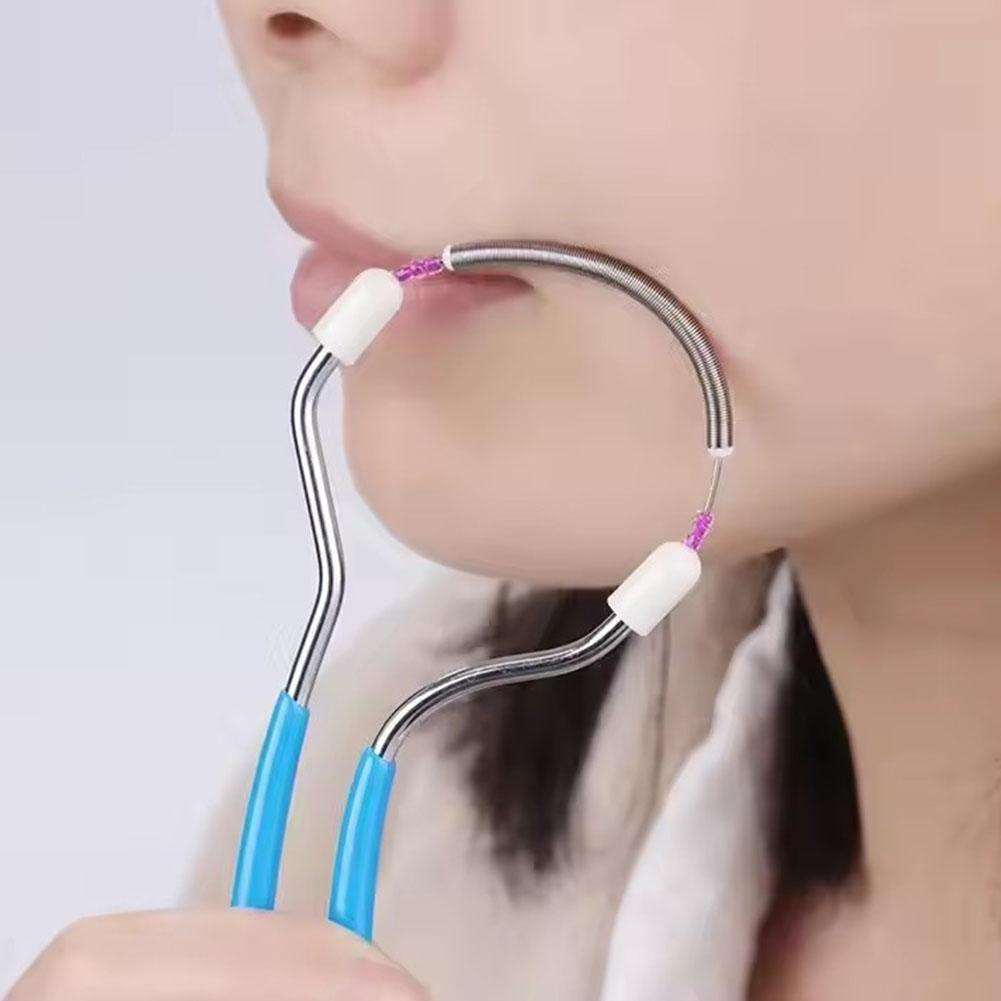 Facial Hair Remover Portable Spring (Pack Of 2)
