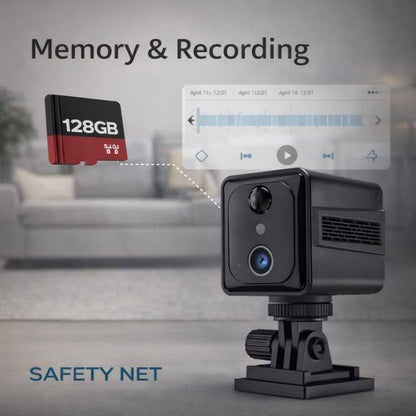 Mini Wireless Wide Angle Security Camera